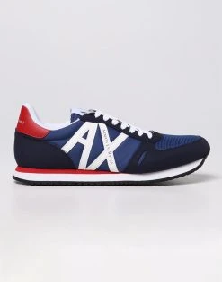 ARMANI EXCHANGE ΠΑΠΟΥΤΣΙΑ SNEAKER -Κατάστημα Geox 0420AARME6070010 SteelBlue 4
