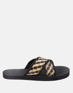 INDOSOLE CROSS WEAVE TEXTURE SLIDES ΓΥΝΑΙΚΕΙΑ