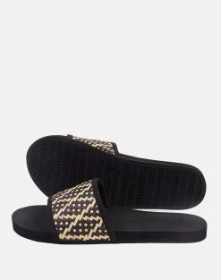 INDOSOLE COLOR COMBO TEXTURE SLIDES ΓΥΝΑΙΚΕΙΑ -Κατάστημα Geox 3210AINDO6050008 Black 4
