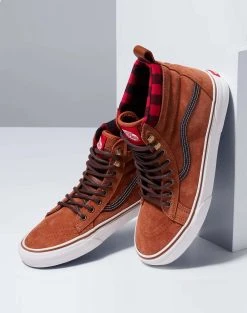 VANS ΠΑΠΟΥΤΣΙΑ UA SK8-Hi MTE-1 PLAD -Κατάστημα Geox 3500AVANS6070130 Brown 3