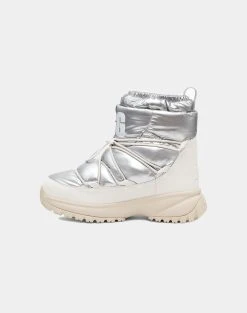 UGG Yose Puffer Mid -Κατάστημα Geox 3510A0UGG6080101 MetallicSilver 3