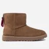 UGG W CLASSIC MINI LOGO ZIP -Κατάστημα Geox 3510A0UGG6080103 Chocolate 1