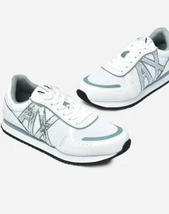 ARMANI EXCHANGE ΠΑΠΟΥΤΣΙΑ SNEAKER -Κατάστημα Geox 3510AARME6070008 OffWhite 4