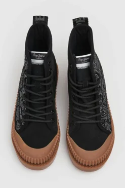 PEPE JEANS ASCOT SOUP ΠΑΠΟΥΤΣΙ ΓΥΝΑΙΚΕΙΟ -Κατάστημα Geox 3510APEPE6070061 Black 3