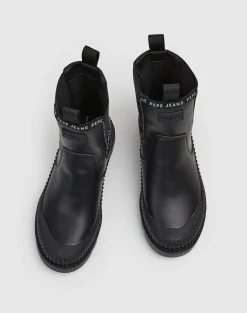 PEPE JEANS GUM CHELSEA ΠΑΠΟΥΤΣΙ ΓΥΝΑΙΚΕΙΟ -Κατάστημα Geox 3510APEPE6080002 Black 3