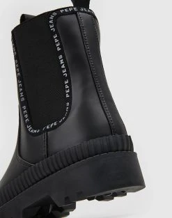 PEPE JEANS GUM CHELSEA ΠΑΠΟΥΤΣΙ ΓΥΝΑΙΚΕΙΟ -Κατάστημα Geox 3510APEPE6080002 Black 4
