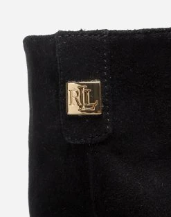 RALPH LAUREN ΥΠΟΔΗΜΑ ARTIZAN-BOOTS -Κατάστημα Geox 3510BRALP6080046 TotalBlack 3