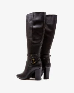 RALPH LAUREN ΥΠΟΔΗΜΑ MAKENNA-BOOTS -Κατάστημα Geox 3510BRALP6080049 Black 3