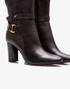 RALPH LAUREN ΥΠΟΔΗΜΑ MAKENNA-BOOTS -Κατάστημα Geox 3510BRALP6080049 Black 4