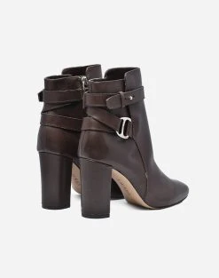 RALPH LAUREN ΥΠΟΔΗΜΑ MADELYN-BOOTS -Κατάστημα Geox 3510BRALP6080050 DarkBrown 3