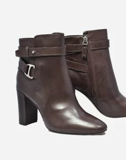 RALPH LAUREN ΥΠΟΔΗΜΑ MADELYN-BOOTS -Κατάστημα Geox 3510BRALP6080050 DarkBrown 4