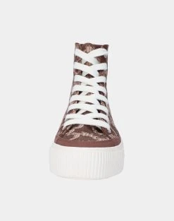 JUICY COUTURE VERITY MONOGRAM HIGHTOP SNEAKER -Κατάστημα Geox 3510TJUIC6070003 Brown 3