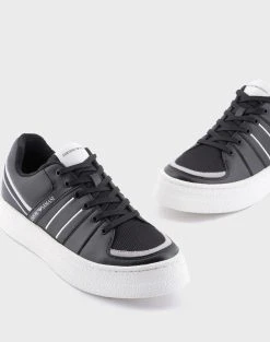 EMPORIO ARMANI ΠΑΠΟΥΤΣΙΑ SNK COW SUEDE+MFA+ME -Κατάστημα Geox 3520AARMA6070075 Black 4