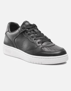 RALPH LAUREN ΥΠΟΔΗΜΑ POLO CRT LUX-SNEAKERS-LOW TOP LACE -Κατάστημα Geox 3520BRALP6070514 Black 2