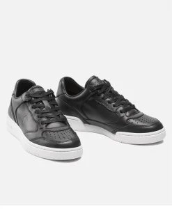 RALPH LAUREN ΥΠΟΔΗΜΑ POLO CRT LUX-SNEAKERS-LOW TOP LACE -Κατάστημα Geox 3520BRALP6070514 Black 4