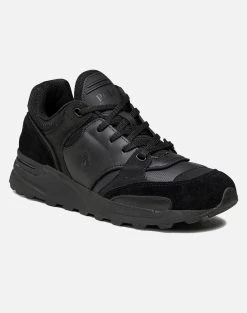 RALPH LAUREN ΥΠΟΔΗΜΑ TRACKSTR 200-SNEAKERS-LOW TOP LACE -Κατάστημα Geox 3520BRALP6070517 Black 2
