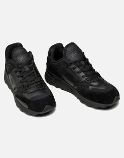 RALPH LAUREN ΥΠΟΔΗΜΑ TRACKSTR 200-SNEAKERS-LOW TOP LACE -Κατάστημα Geox 3520BRALP6070517 Black 4