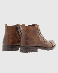 JACK&JONES SHOES JACK & JONES ΑΡΒΥΛΑΚΙΑ -Κατάστημα Geox 3520PT JA6080019 Brown 3