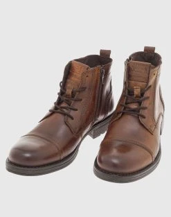 JACK&JONES SHOES JACK & JONES ΑΡΒΥΛΑΚΙΑ -Κατάστημα Geox 3520PT JA6080019 Brown 4