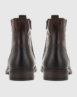 JACK&JONES SHOES JACK & JONES ΑΡΒΥΛΑΚΙΑ -Κατάστημα Geox 3520PT JA6080025 DarkBrown 3