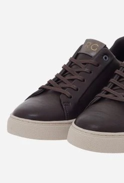RENATO GARINI SNEAKERS -Κατάστημα Geox 3520PT RE6070210 DarkBrown 3