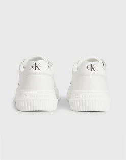 CALVIN KLEIN ΠΑΠΟΥΤΣΙΑ CHUNKY CUPSOLE LACEUP MON LTH WN -Κατάστημα Geox 3610ACALV6070029 OffWhite 4