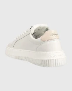 CALVIN KLEIN ΠΑΠΟΥΤΣΙΑ CHUNKY CUPSOLE LACEUP MON LTH WN -Κατάστημα Geox 3610ACALV6070029 White 3