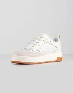 CALVIN KLEIN ΠΑΠΟΥΤΣΙΑ BASKET CUPSOLE LOW LTH MONO W -Κατάστημα Geox 3610ACALV6070030 White 3
