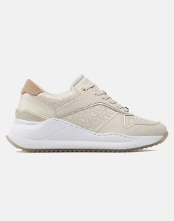 CALVIN KLEIN CHUNKY INTERN WEDGE LACE UP-MONO