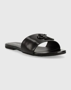 CALVIN KLEIN FLAT SANDAL SLIDE HW -Κατάστημα Geox 3610ACALV6400003 Black 4