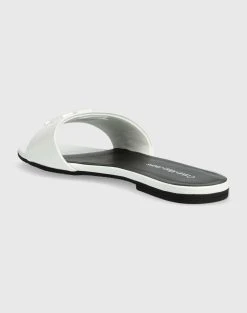 CALVIN KLEIN FLAT SANDAL SLIDE HW -Κατάστημα Geox 3610ACALV6400003 White 3
