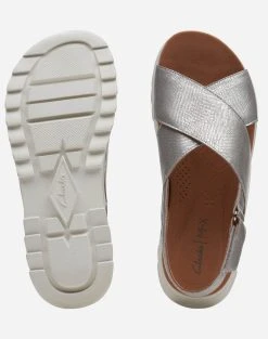 CLARKS DashLite Wish -Κατάστημα Geox 3610ACLAR6420009 MetallicSilver 4