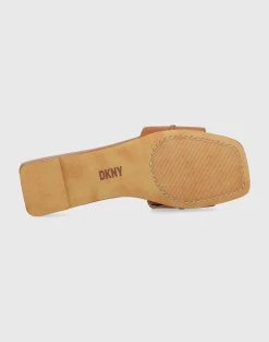 DKNY K4235139 ALAINA SLIDES DKNY -Κατάστημα Geox 3610ADKNY6440005 DarkBrown 4