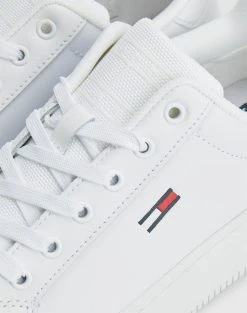 TOMMY HILFIGER TOMMY JEANS FLATFORM ESSENTIAL ( Ύψος Πλατφόρμας: 4,5 εκ ) -Κατάστημα Geox 3610ATOMM6070186 White 4