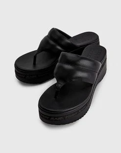 TOMMY HILFIGER SANDAL PADDED ( Ύψος τακουνιού: 7,5 εκ ) -Κατάστημα Geox 3610ATOMM6400019 Black 3