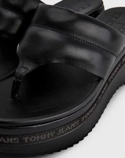 TOMMY HILFIGER SANDAL PADDED ( Ύψος τακουνιού: 7,5 εκ ) -Κατάστημα Geox 3610ATOMM6400019 Black 5