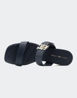 TOMMY HILFIGER HARDWARE BLOCK MID HEEL ( Ύψος τακουνιού: 4,5 εκ ) -Κατάστημα Geox 3610ATOMM6410057 DarkBlue 5