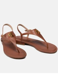 RALPH LAUREN ΥΠΟΔΗΜΑ ΓΥΝΑΙΚΕΙΟ ELLINGTON-SANDALS-CASUAL -Κατάστημα Geox 3610BRALP6000059 Brown 4