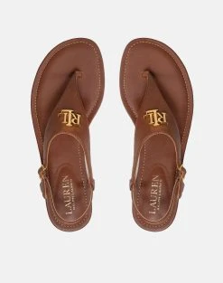 RALPH LAUREN ΥΠΟΔΗΜΑ ΓΥΝΑΙΚΕΙΟ ELLINGTON-SANDALS-CASUAL -Κατάστημα Geox 3610BRALP6000059 Brown 5
