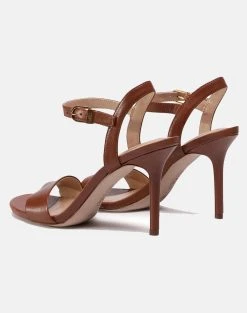 RALPH LAUREN ΥΠΟΔΗΜΑ ΓΥΝΑΙΚΕΙΟ GWEN-SANDALS-DRESS ( Ύψος τακουνιού: 10 εκ ) -Κατάστημα Geox 3610BRALP6000063 DarkBrown 4