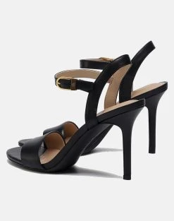 RALPH LAUREN ΥΠΟΔΗΜΑ ΓΥΝΑΙΚΕΙΟ GWEN-SANDALS-DRESS ( Ύψος τακουνιού: 9 εκ ) -Κατάστημα Geox 3610BRALP6000065 Black 3