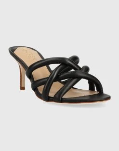RALPH LAUREN ΥΠΟΔΗΜΑ ΓΥΝΑΙΚΕΙΟ LILIANA-SANDALS-HEEL SANDAL -Κατάστημα Geox 3610BRALP6400016 Black 2