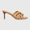 RALPH LAUREN ΥΠΟΔΗΜΑ ΓΥΝΑΙΚΕΙΟ LILIANA-SANDALS-HEEL SANDAL -Κατάστημα Geox 3610BRALP6400017 SandyBrown 1