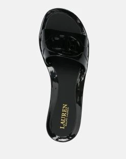 RALPH LAUREN ΥΠΟΔΗΜΑ ΓΥΝΑΙΚΕΙΟ ALEGRA JELLY-SANDALS-SLIDE -Κατάστημα Geox 3610BRALP6400019 Black 4