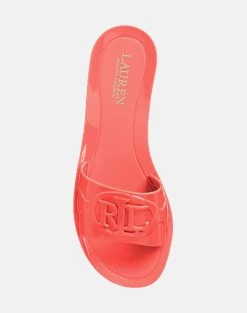 RALPH LAUREN ΥΠΟΔΗΜΑ ΓΥΝΑΙΚΕΙΟ ALEGRA JELLY-SANDALS-SLIDE -Κατάστημα Geox 3610BRALP6400021 Coral 3