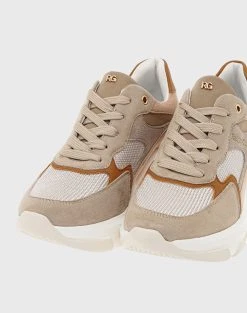 RENATO GARINI SNEAKERS WEDGES -Κατάστημα Geox 3610PT RE6070408 Biege 3