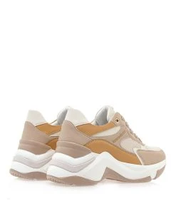 RENATO GARINI SNEAKERS WEDGES -Κατάστημα Geox 3610PT RE6070422 Camel 3