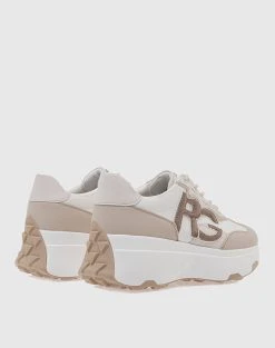 RENATO GARINI SNEAKERS -Κατάστημα Geox 3610PT RE6070425 Biege 3