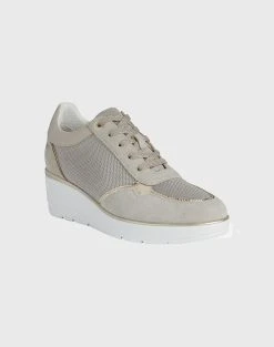 GEOX D ILDE A - MESH+SUEDE -Κατάστημα Geox 3610TGEOX6070765 Biege 5