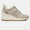 GEOX D ZOSMA B - SUEDE SHINY TEXT -Κατάστημα Geox 3610TGEOX6070766 Ecru 1
